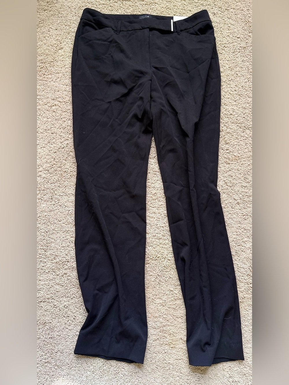 White House Black Market Black Boot-Cut Dress Pants